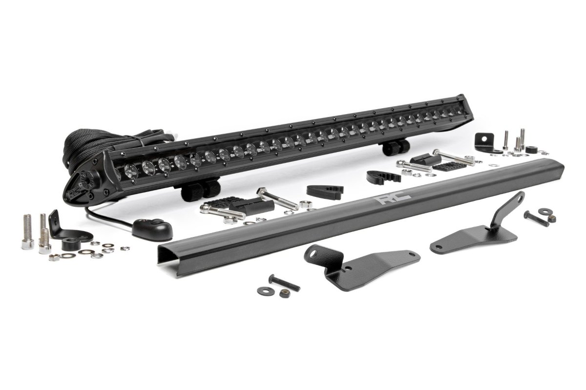 Polaris RZR Turbo R Premium Light Mount - Front - Rough Country - 30